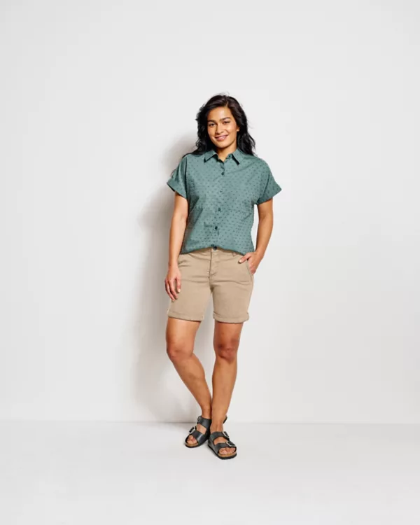 Kut from the Kloth® Stretch Twill Catherine Boyfriend 7" Shorts