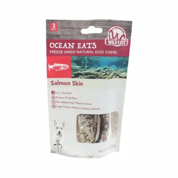 Wild Eats: Salmon Skin Dog Chews