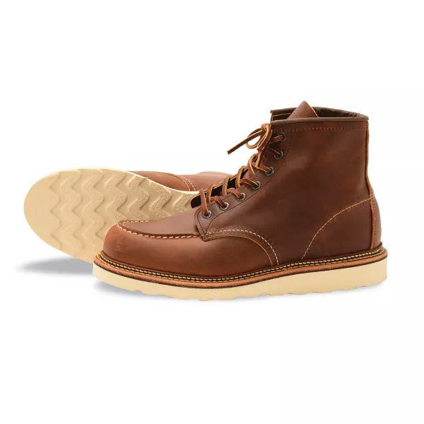 Red Wing 6" Classic Moc Copper Rough & Tough Boots