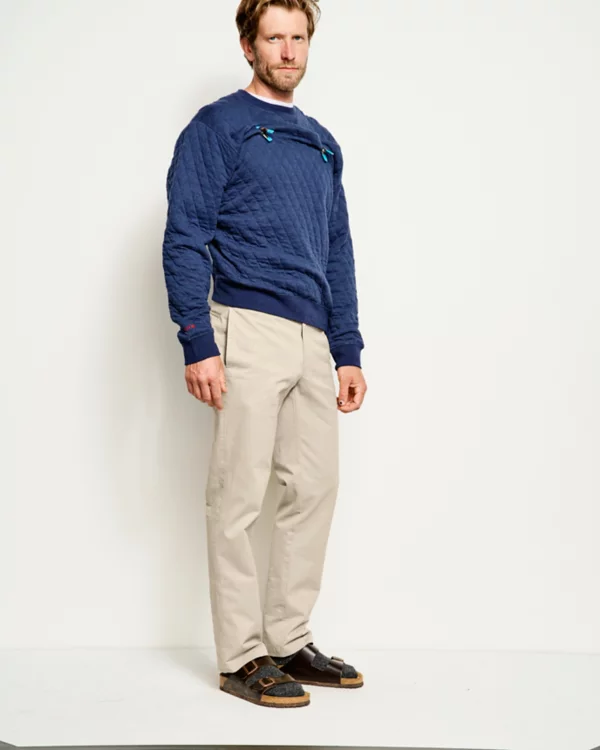 Ultimate Khakis Trim Fit Plain Front