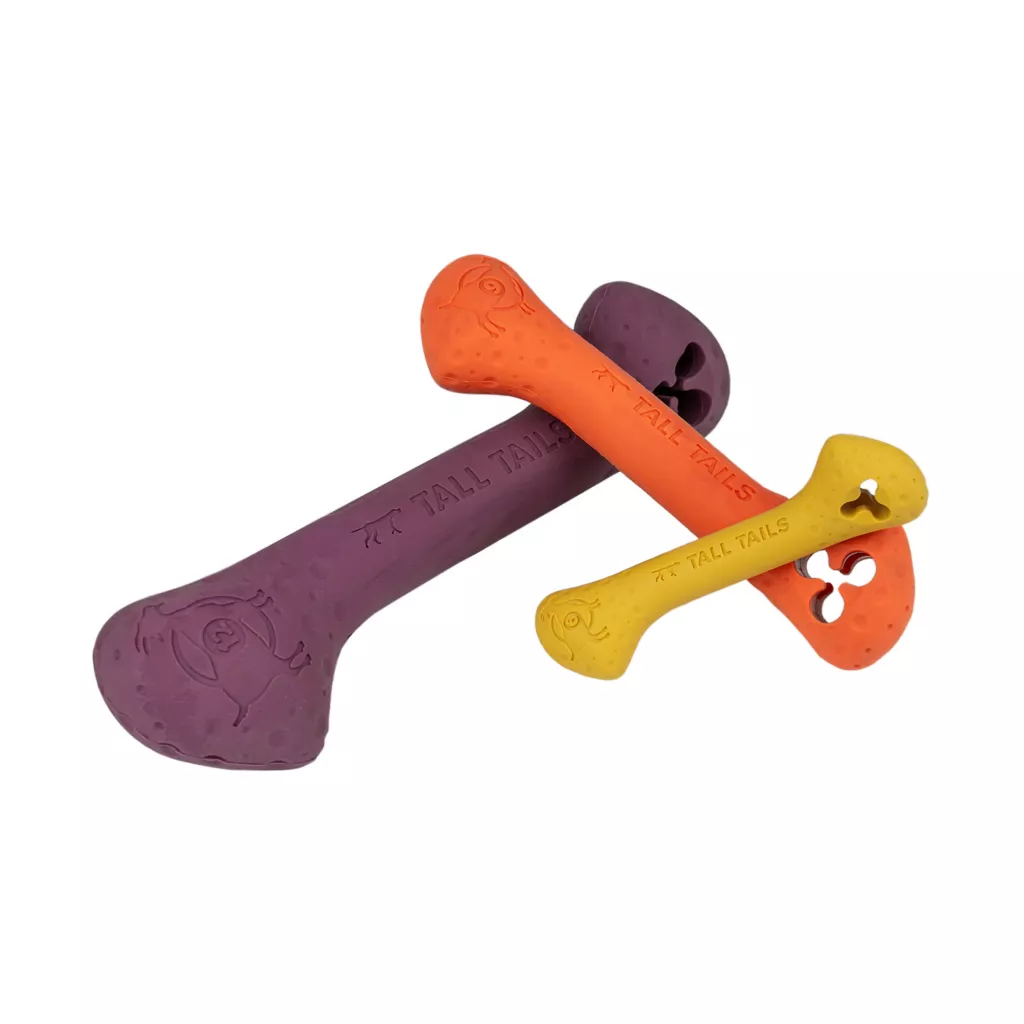 Natural Rubber Fetch Bone