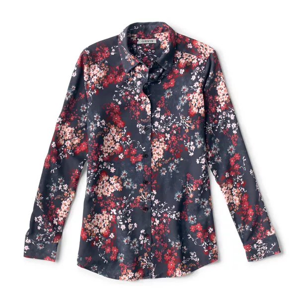 Long-Sleeved Everyday Silk Shirt