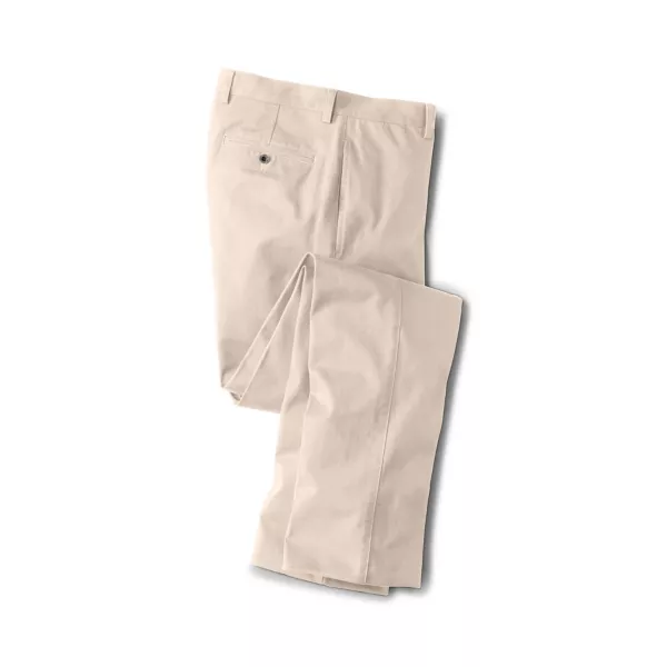 Ultimate Khakis Trim Fit Plain Front