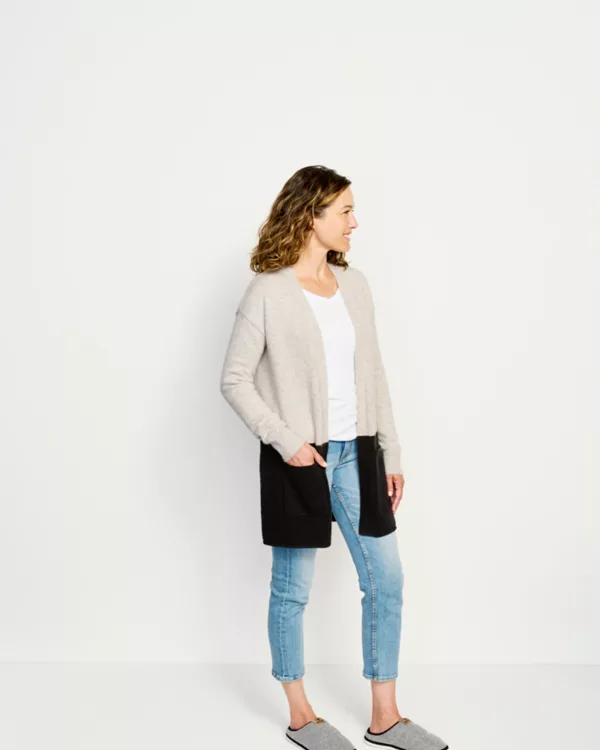 Cashmere Colorblock Cardigan