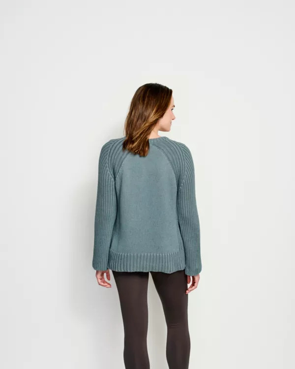 Plaited Rib Detail Sweater