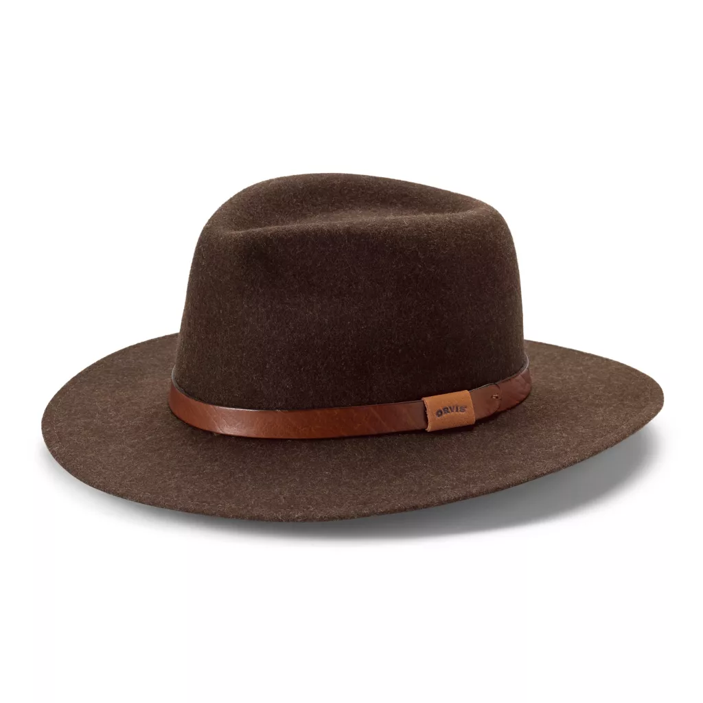 Heathered-Felt Hat