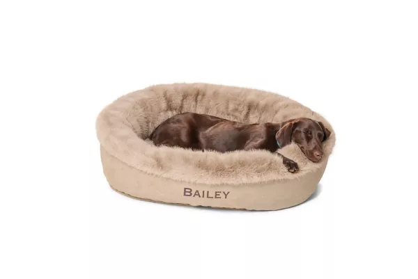 ComfortFill-Eco™ Fur Wraparound Dog Bed