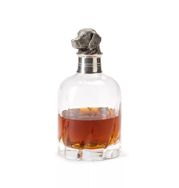 Crystal Pewter Lab Decanter