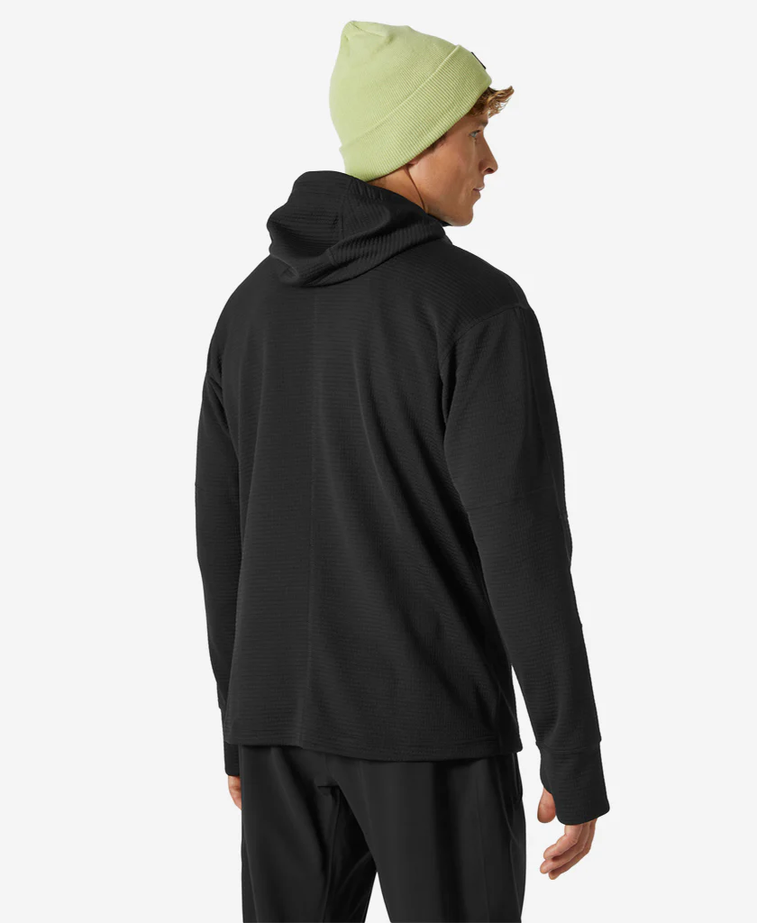EVOLVED AIR HOODED MIDLAYER, Black