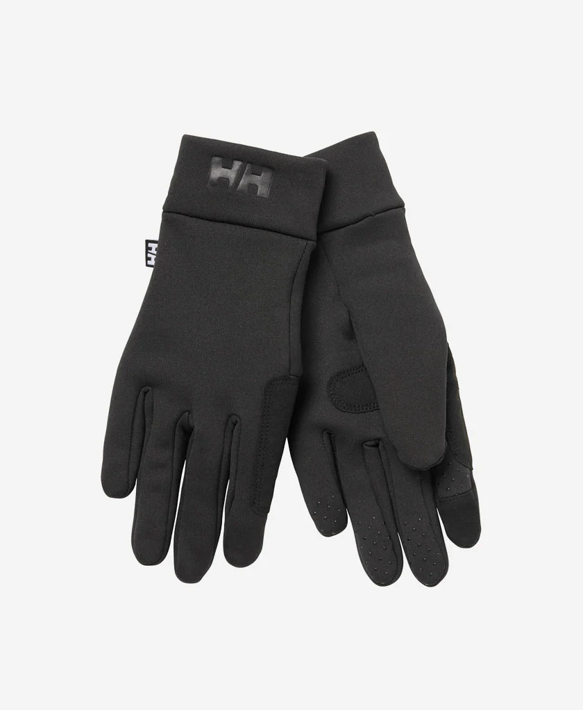 HH FLEECE TOUCH GLOVE LINER, Black