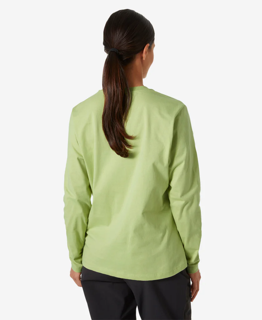 F2F W ORGANIC COTTON LS TEE, Iced Matcha