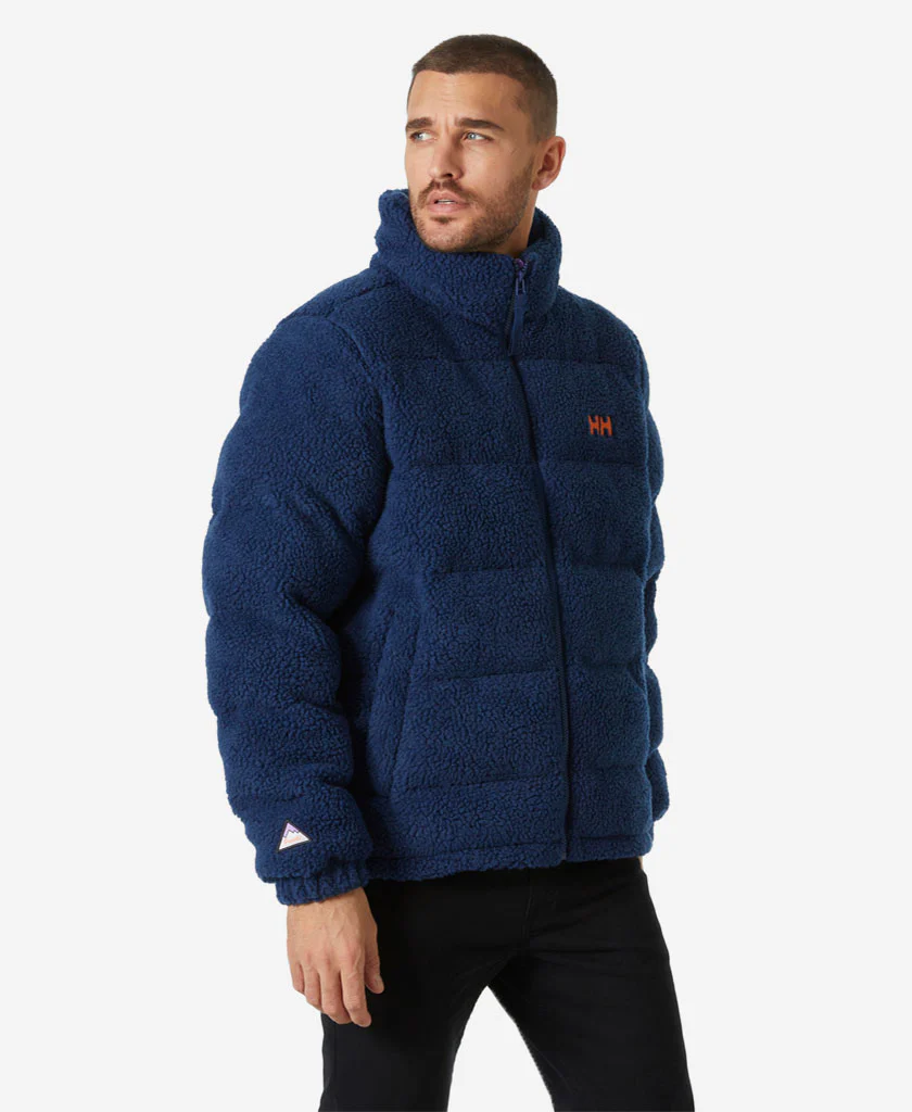 YU TEDDY PILE JACKET, Ocean