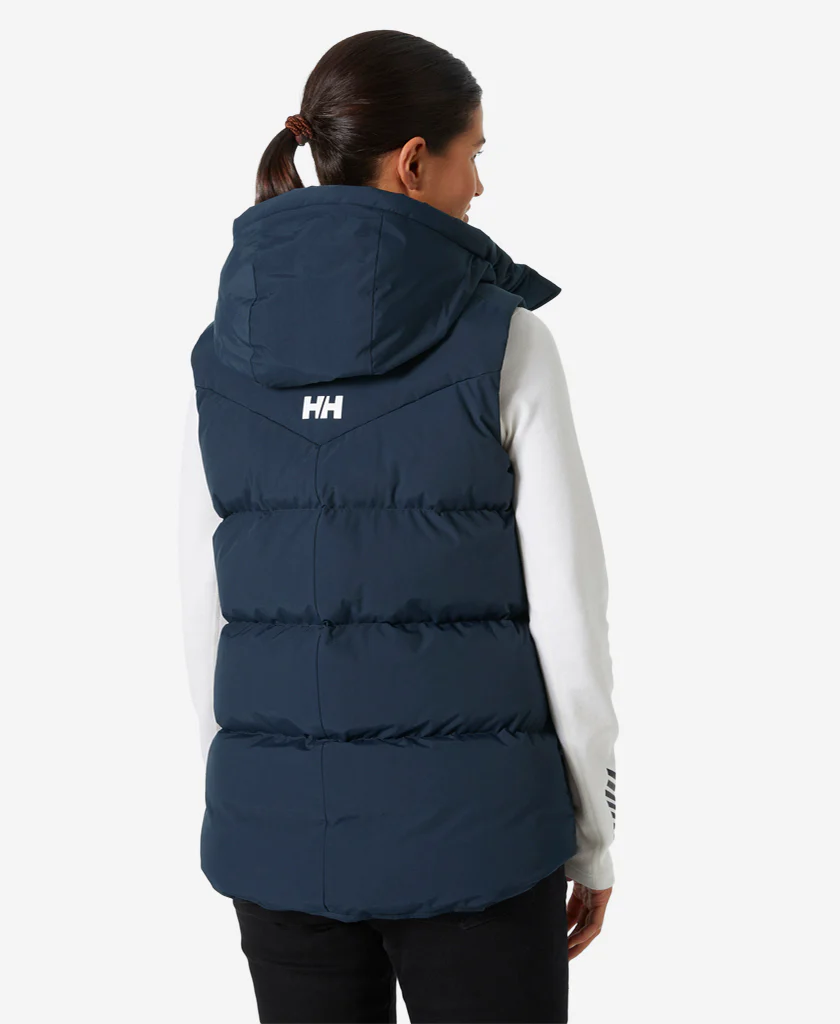 W ADORE PUFFY VEST, Navy