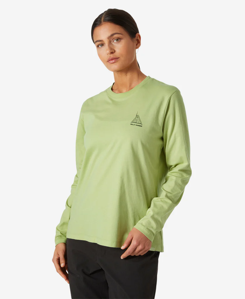 F2F W ORGANIC COTTON LS TEE, Iced Matcha