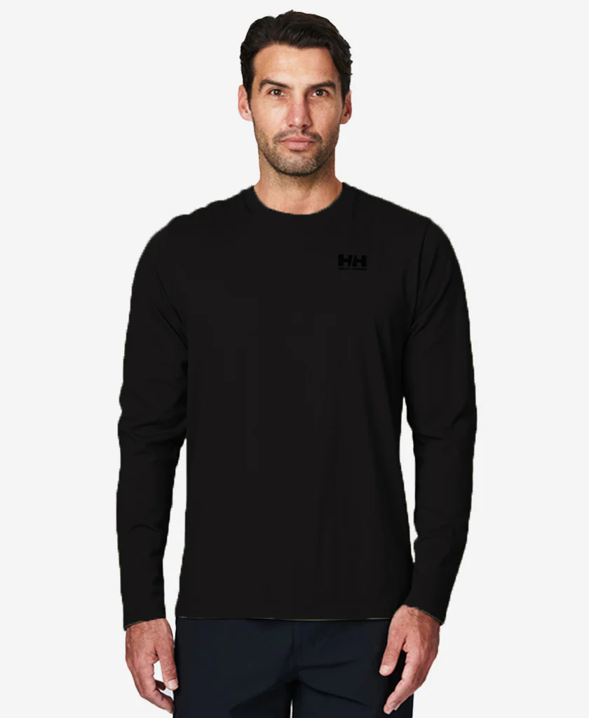 HULL LONG SLEEVE T-SHIRT, Black
