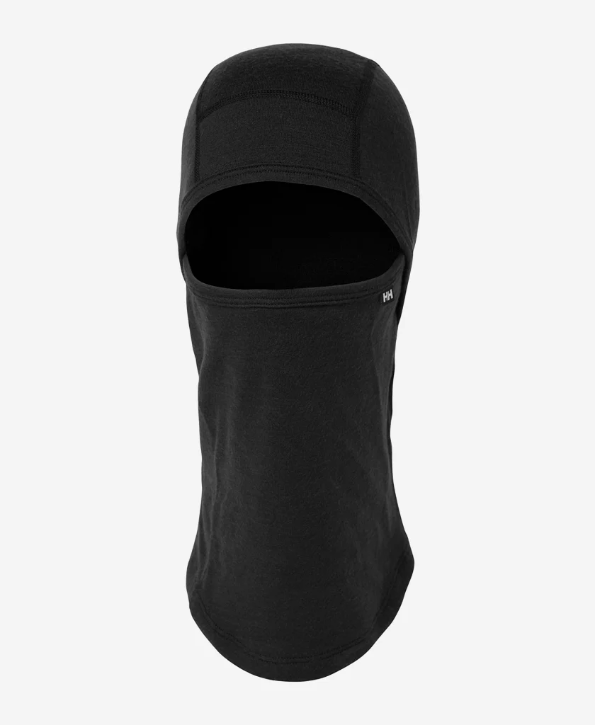 LIFA MERINO BALACLAVA PONYTAIL, Black
