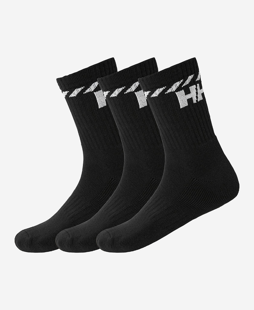 COTTON SPORT SOCK 3P, Black