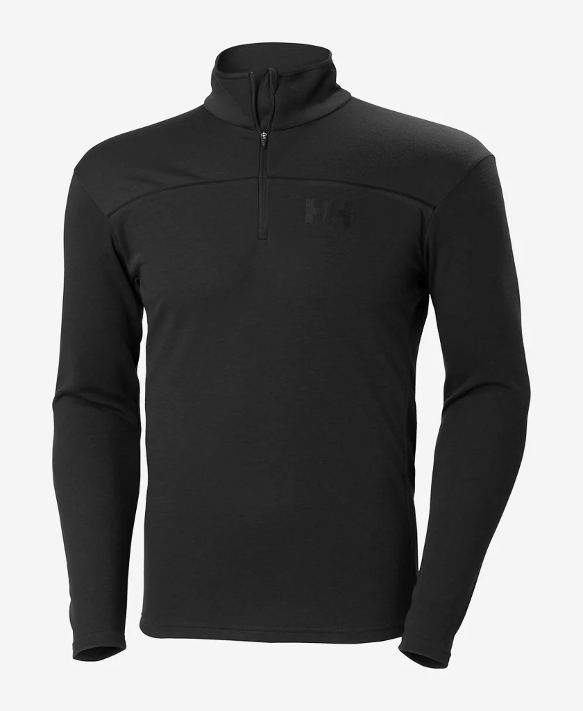 HP 1/2 ZIP PULLOVER, Ebony