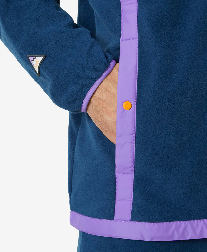 YU FLEECE JACKET, Ocean