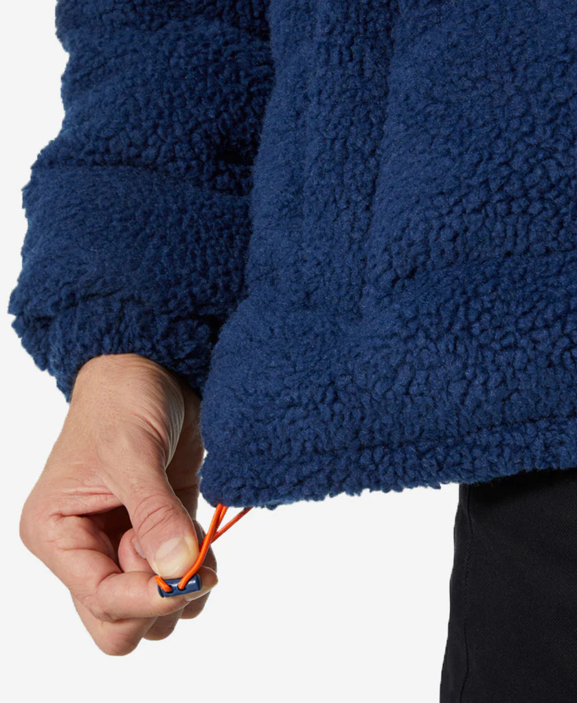 YU TEDDY PILE JACKET, Ocean