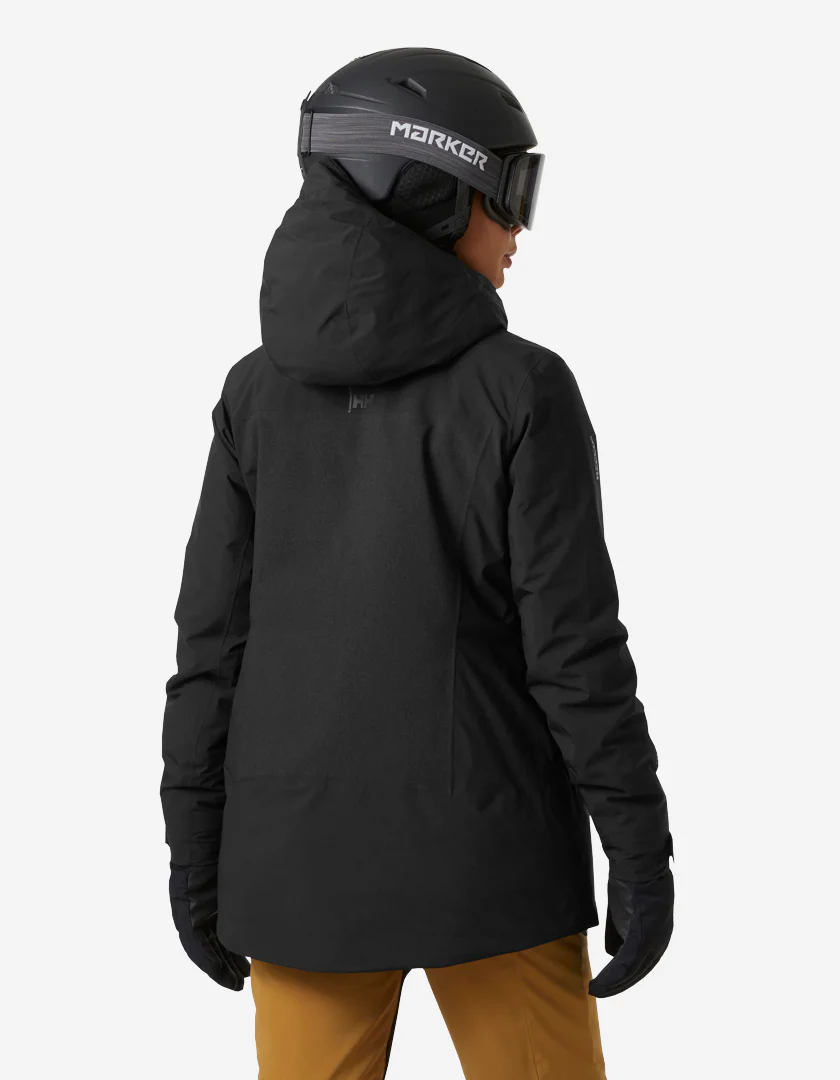 W SNOWPLAY LONG INS JACKET, Black