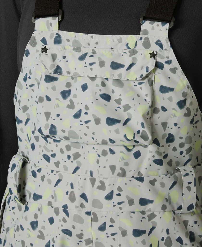 W POWDERQUEEN BIB PANT, Mellow Grey