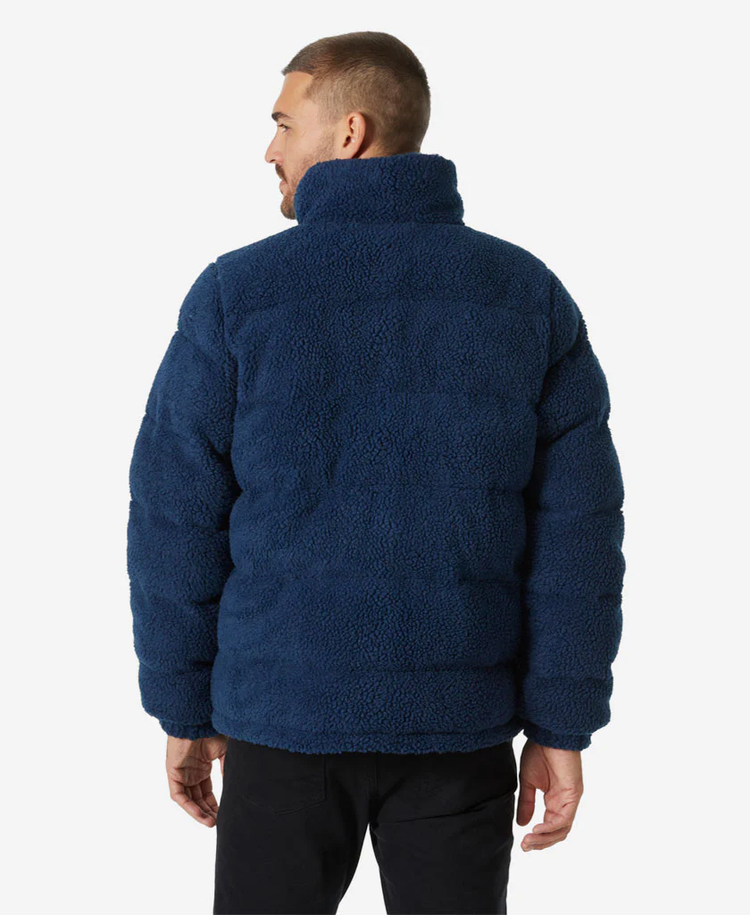 YU TEDDY PILE JACKET, Ocean