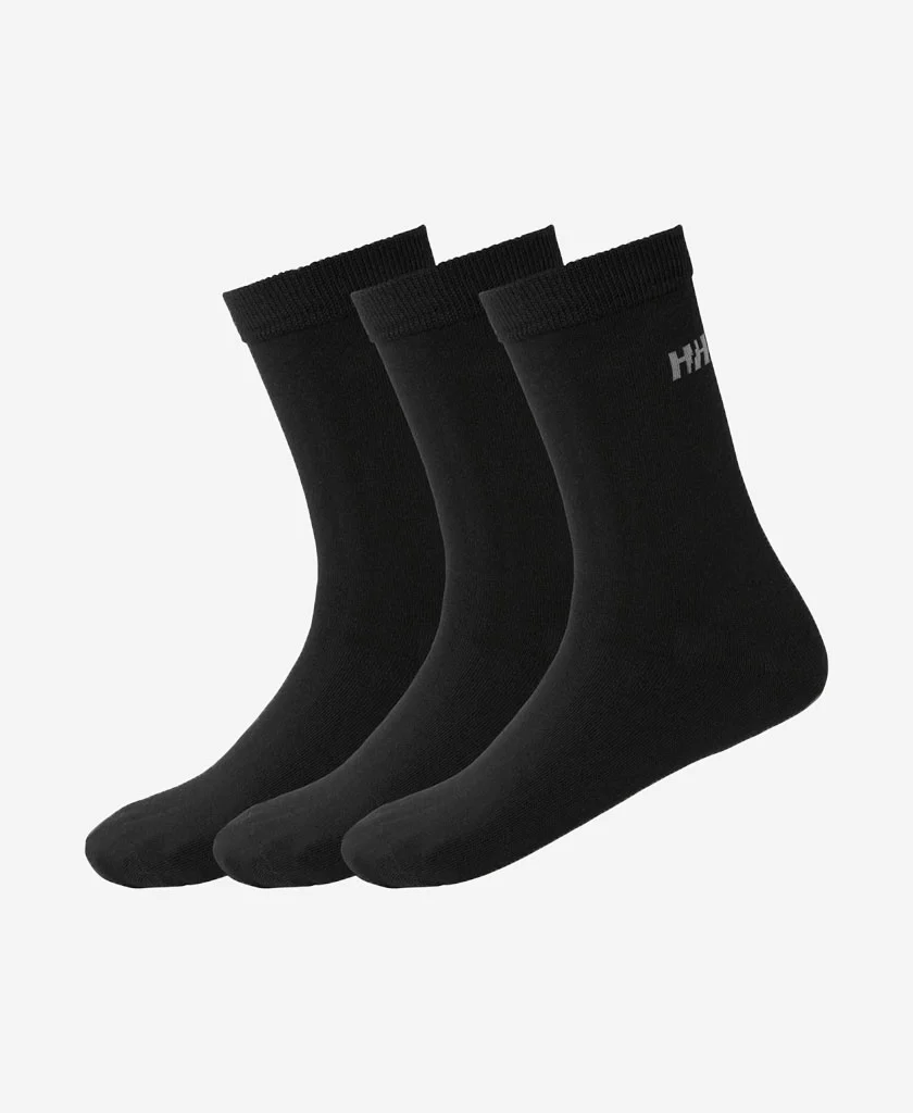 EVERYDAY COTTON SOCK 3PK, Black