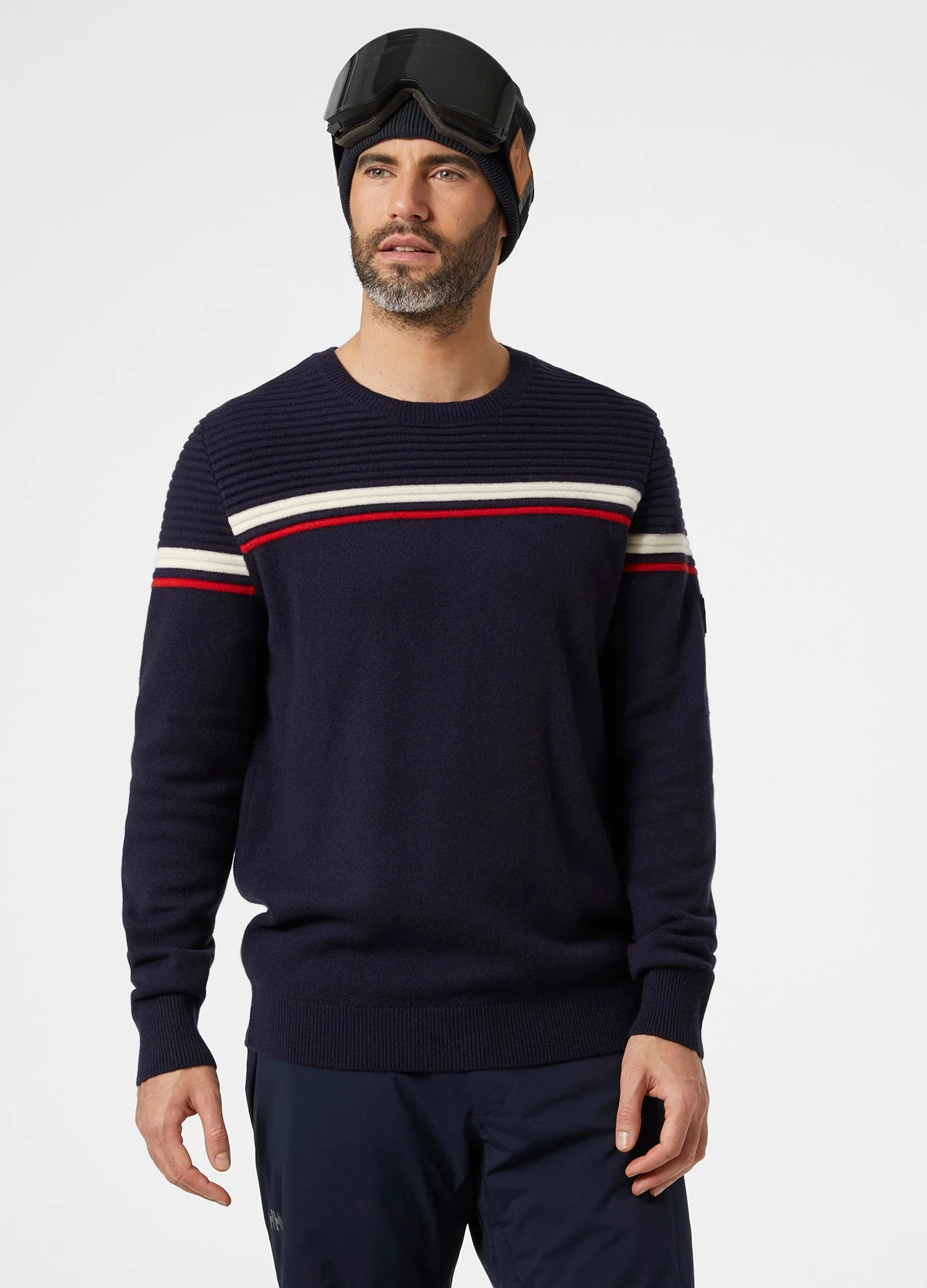 CARV KNITTED SWEATER, Navy