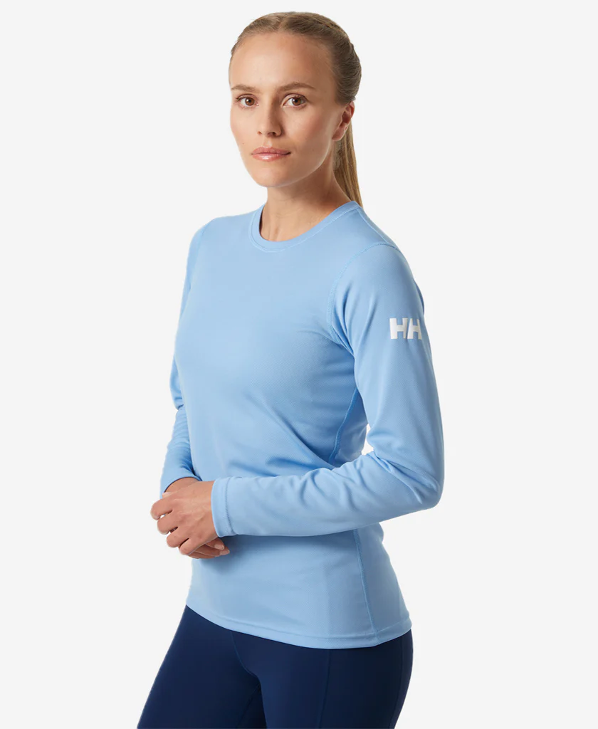 W HH TECH CREW LS, Bright Blue