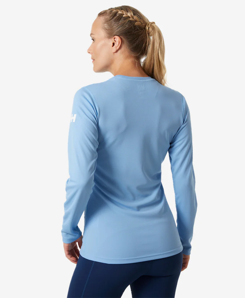 W HH TECH CREW LS, Bright Blue