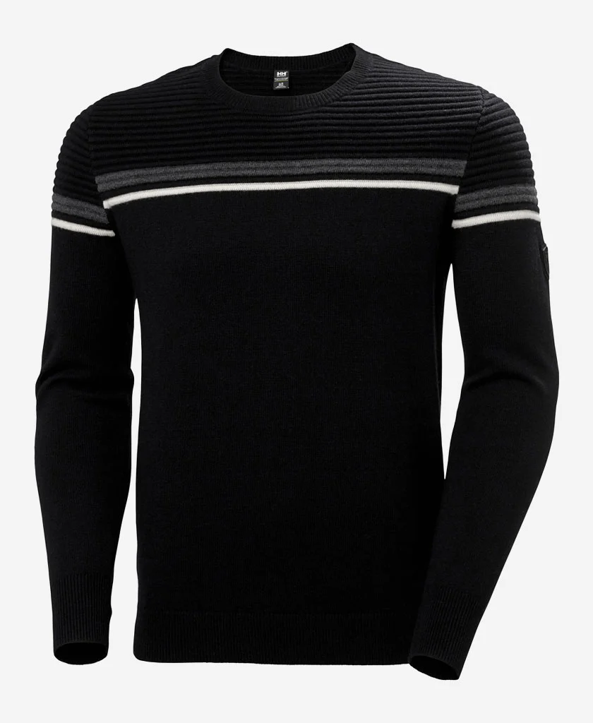 CARV KNITTED SWEATER, Black