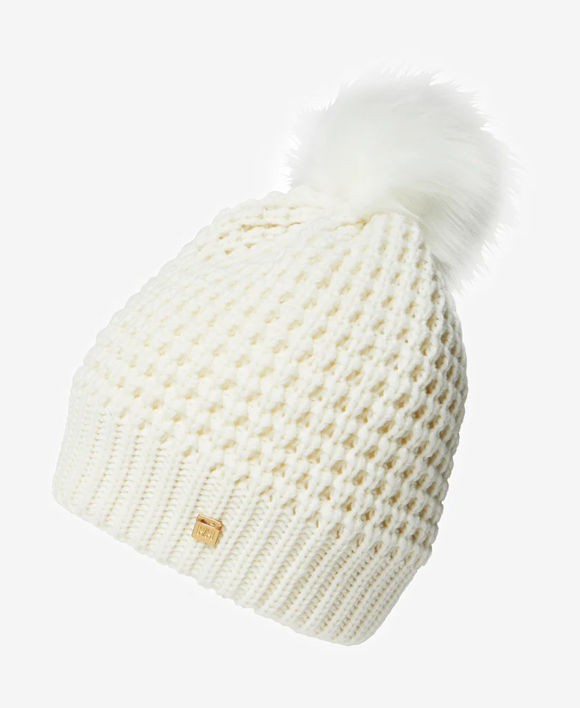 W SNOWFALL BEANIE, Off White
