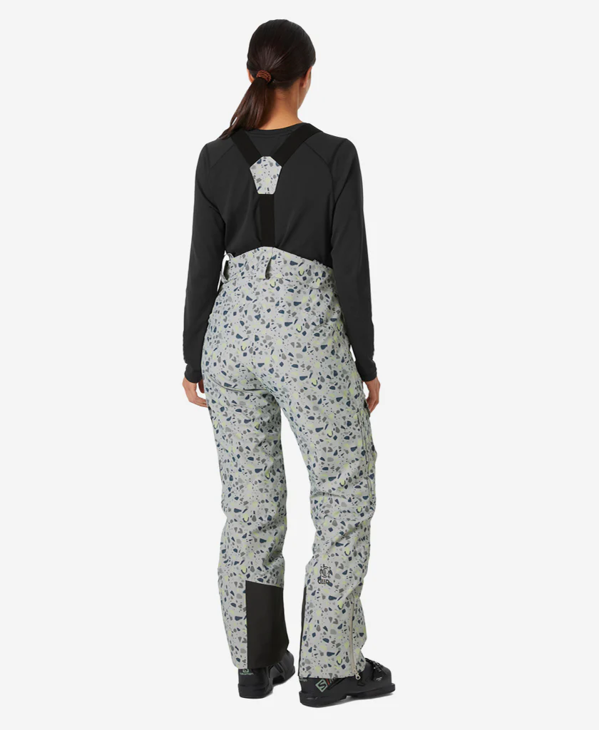 W POWDERQUEEN BIB PANT, Mellow Grey