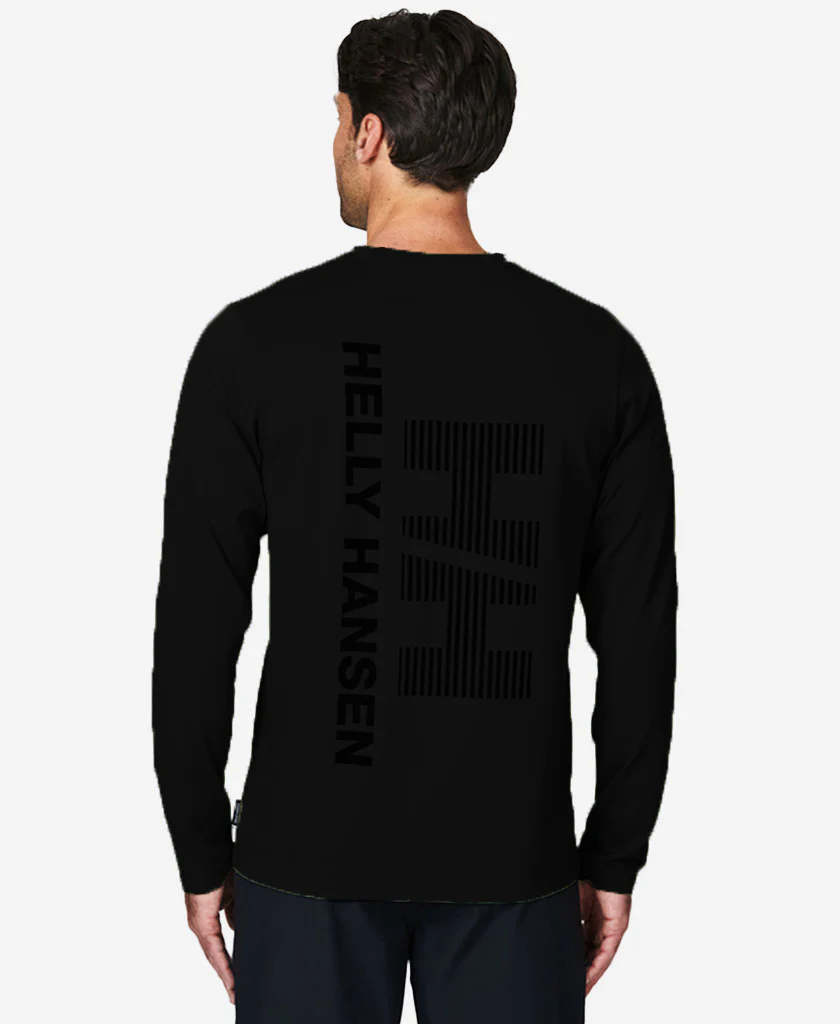 HULL LONG SLEEVE T-SHIRT, Black