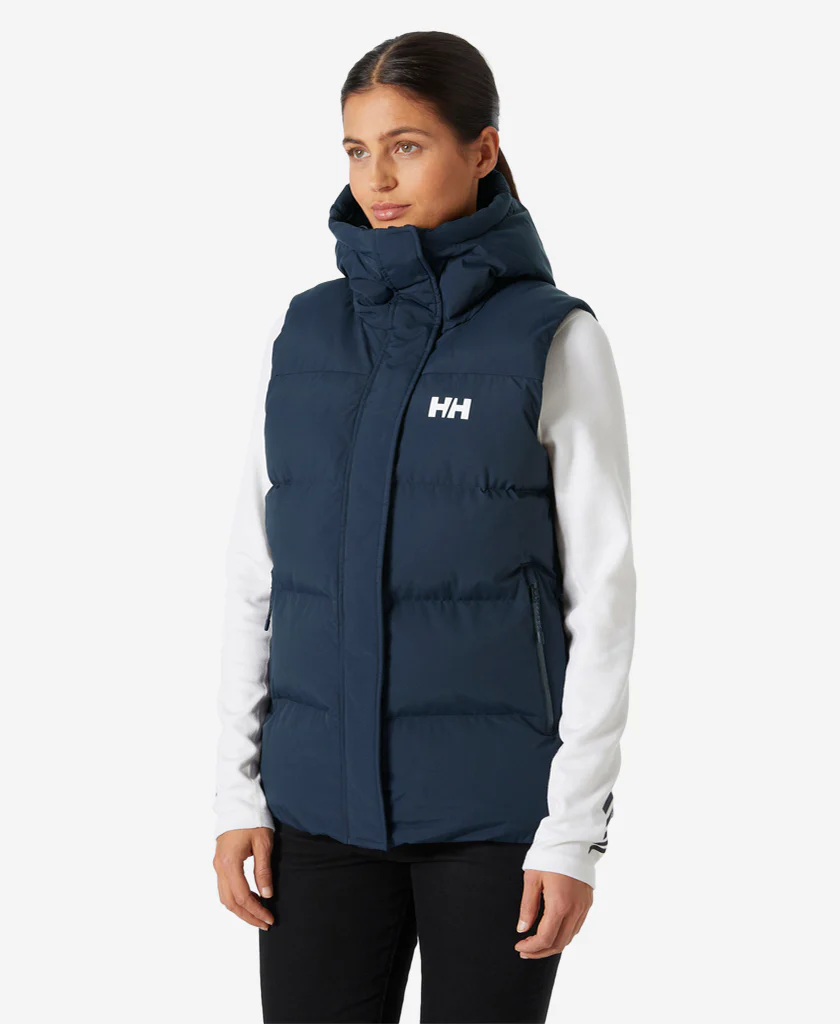 W ADORE PUFFY VEST, Navy