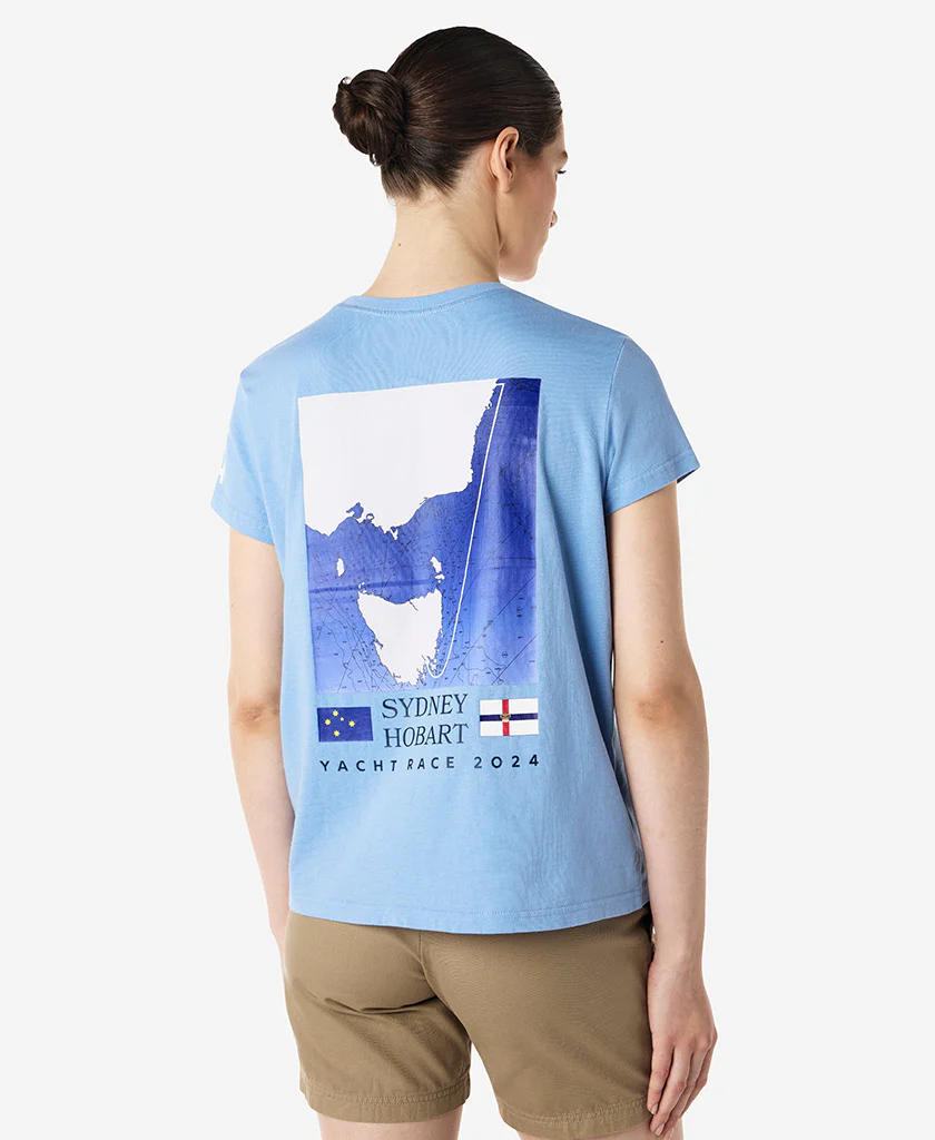 W RACELINE T-SHIRT, Bright Blue