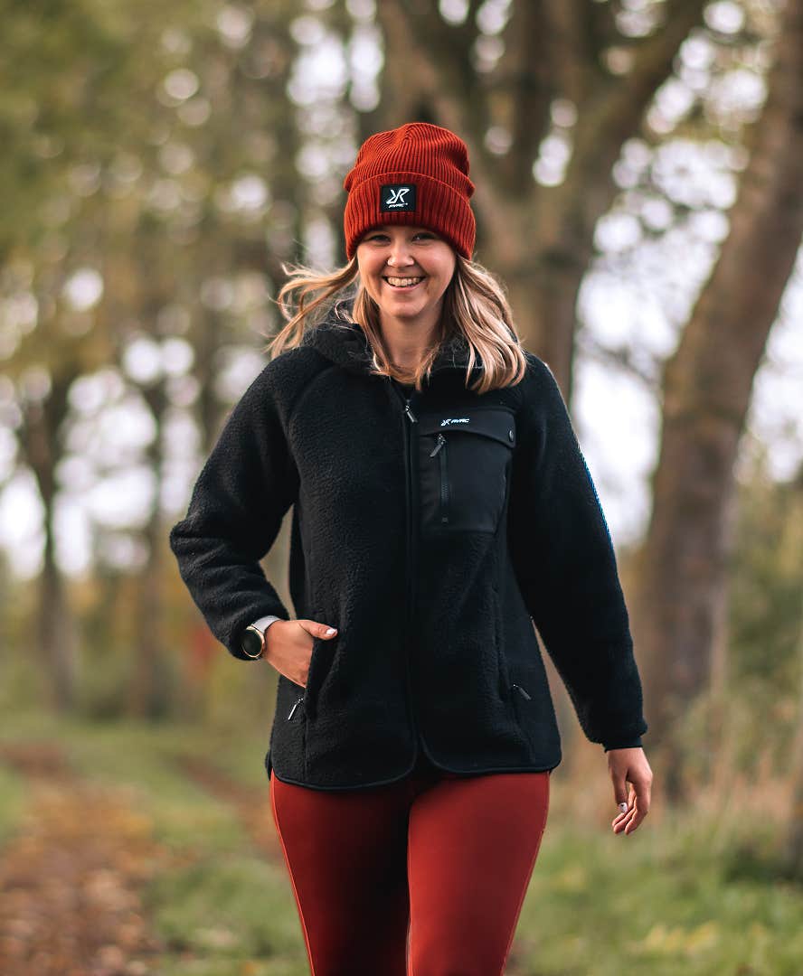 Ribbed Patch Beanie Unisex