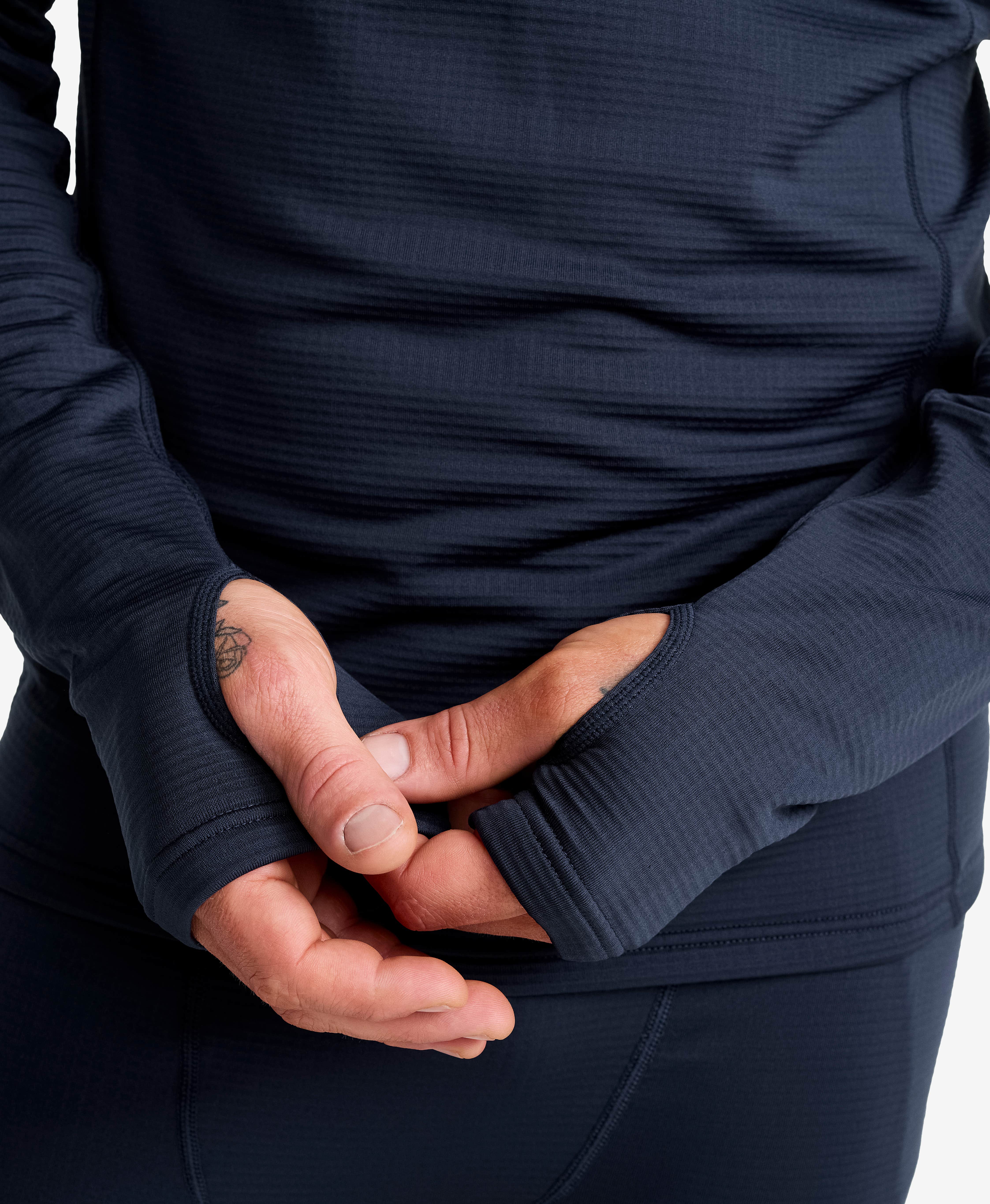 Waffle Half-zip Baselayer Top Men