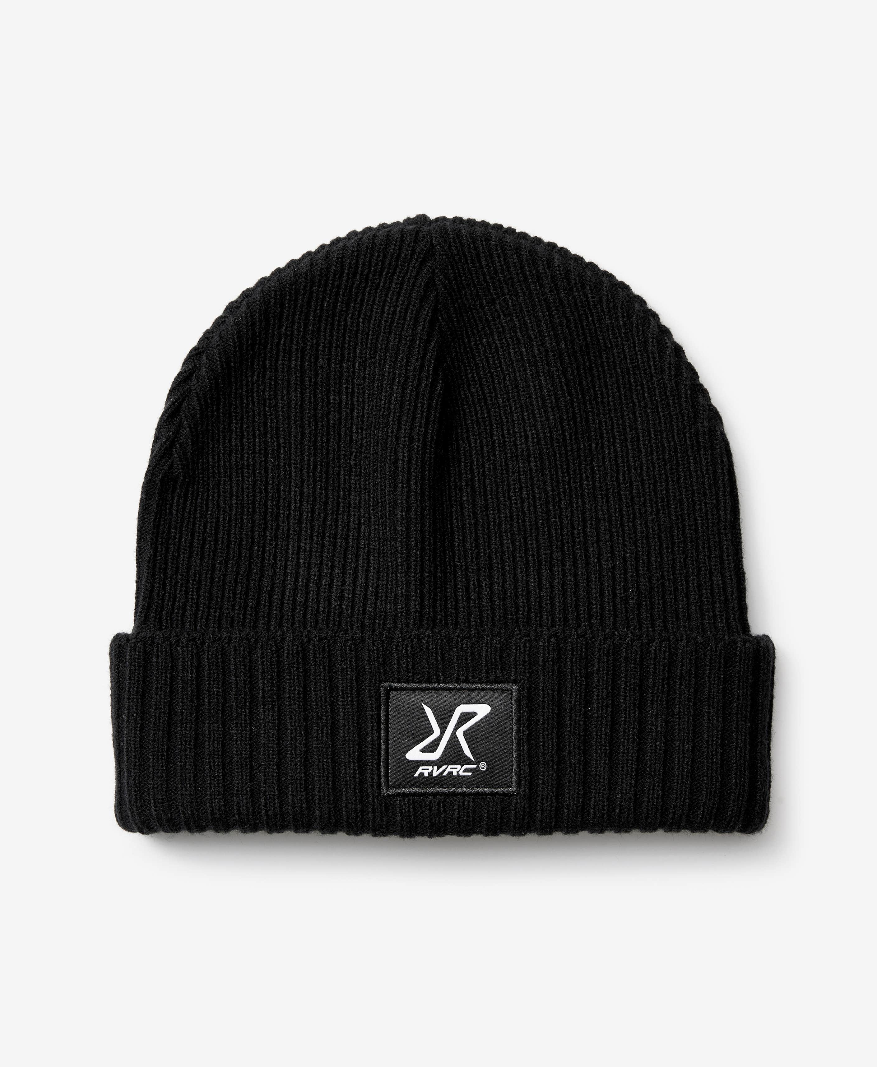 Ribbed Patch Beanie Unisex