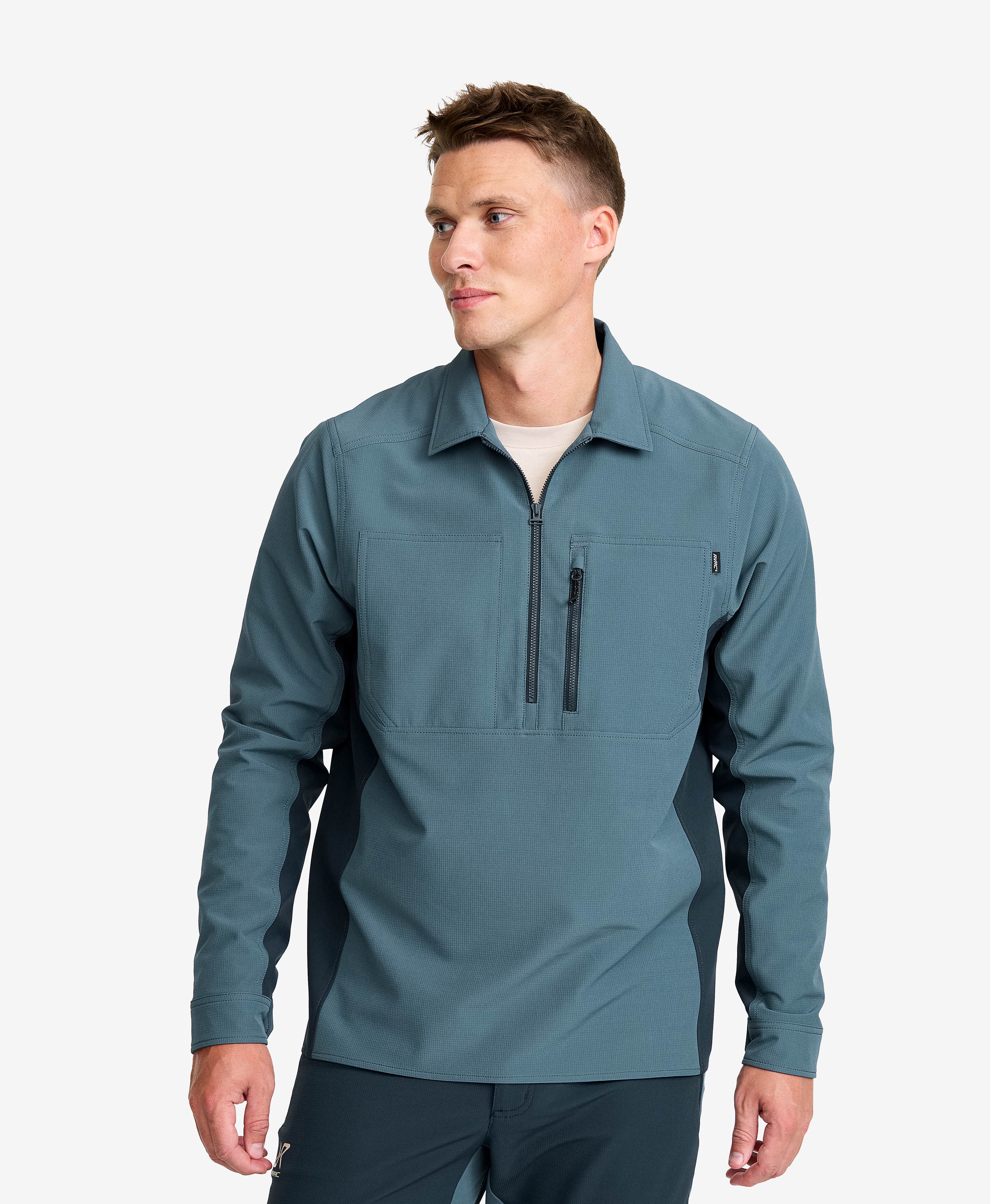 Ridge Half-zip Stretch Shirt Men