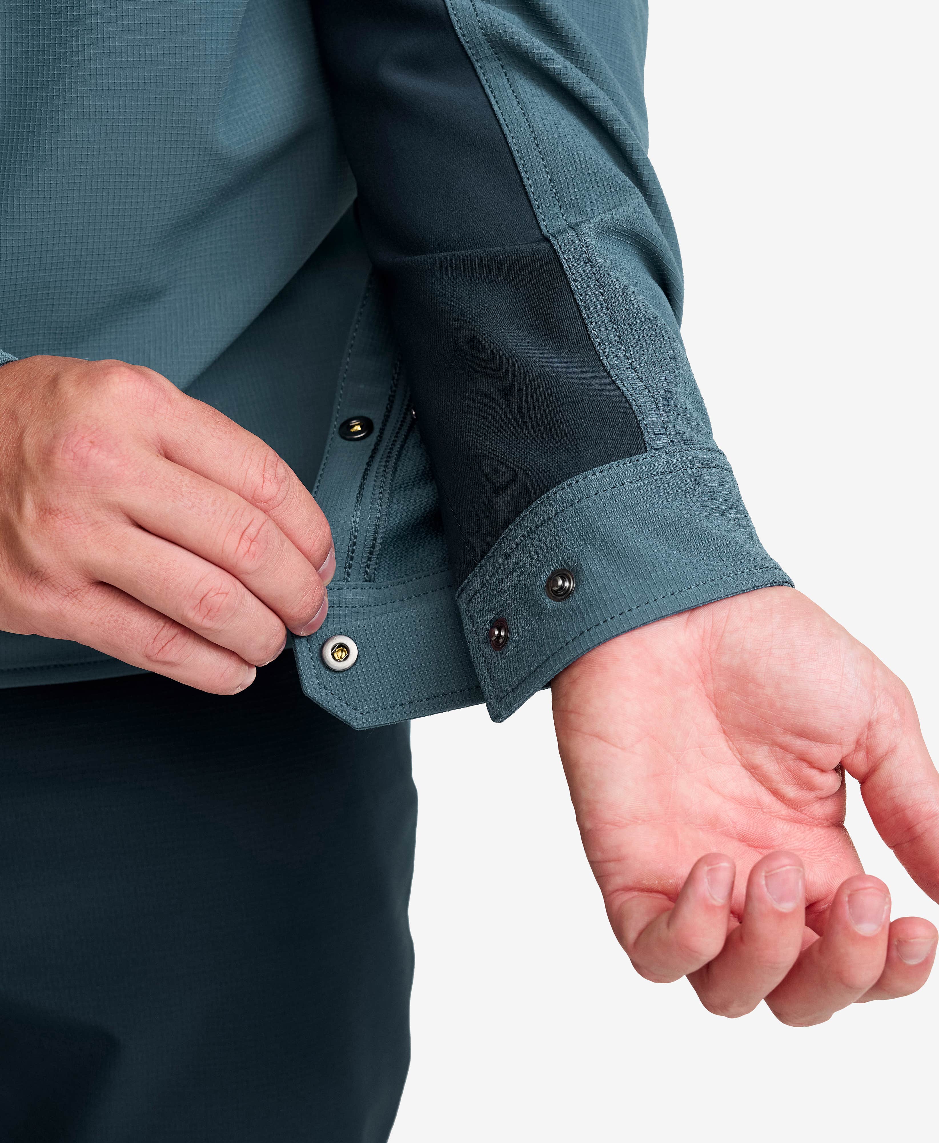 Ridge Half-zip Stretch Shirt Men