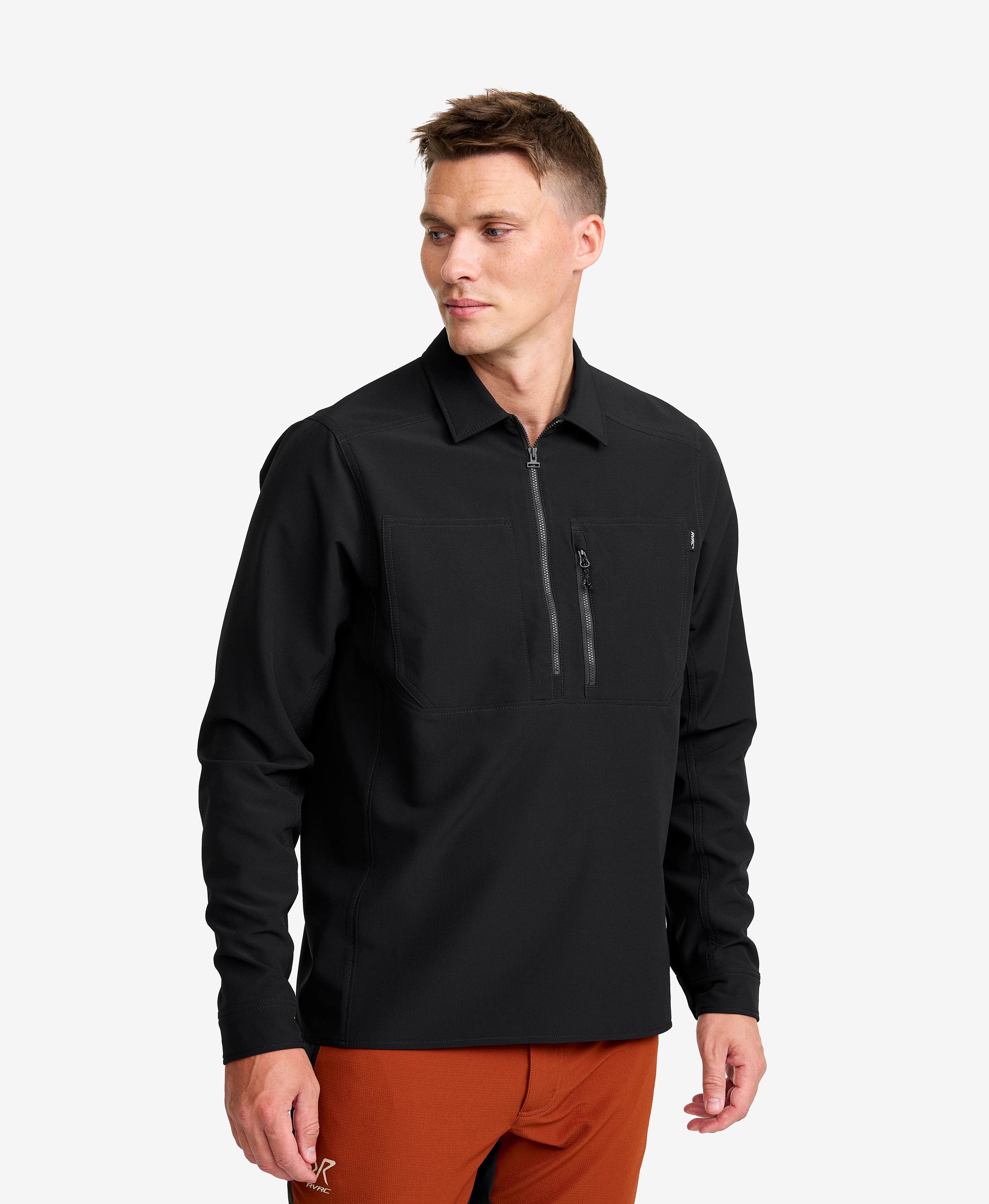 Ridge Half-zip Stretch Shirt Men