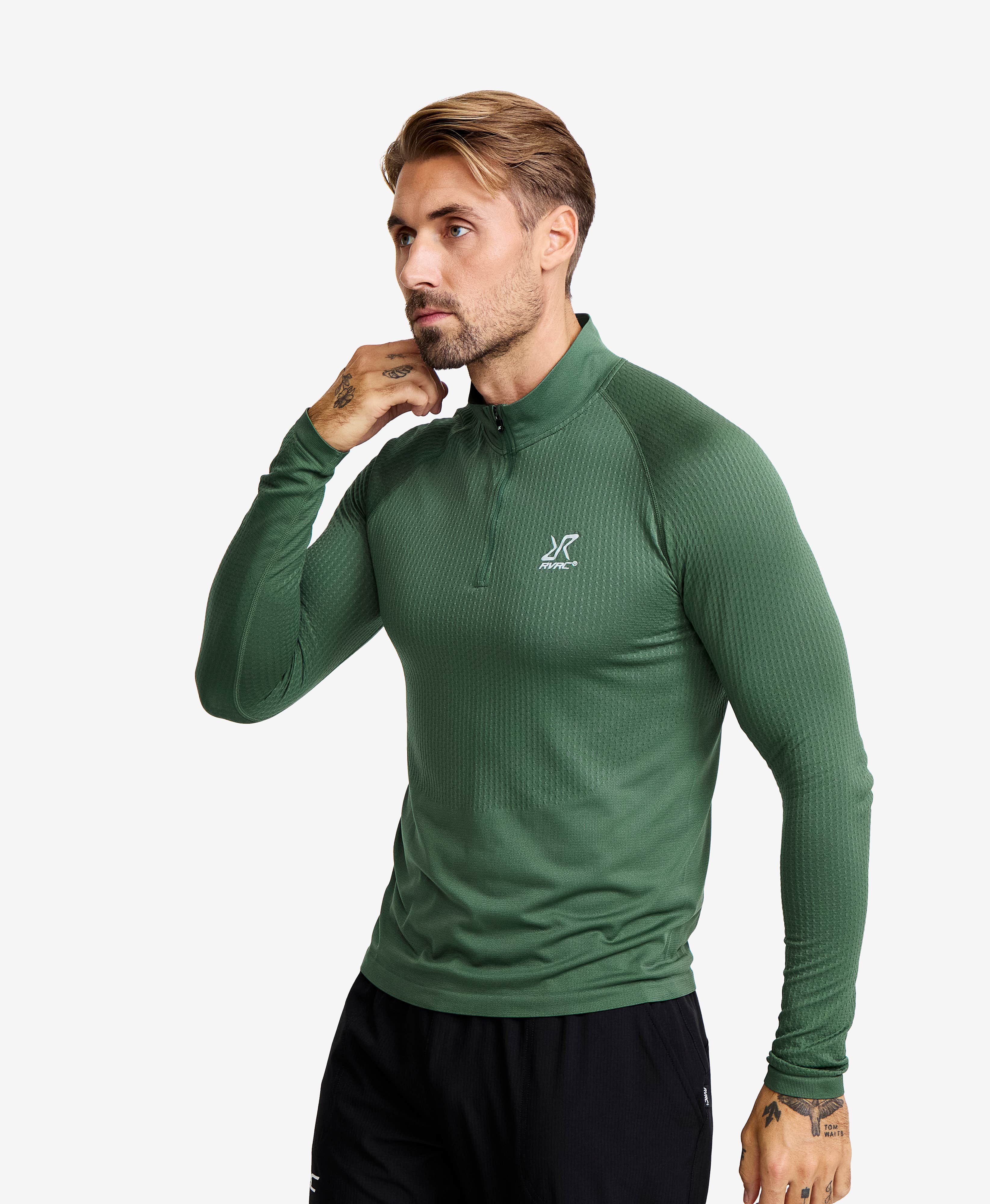 Focus Half-zip Seamless Top Men