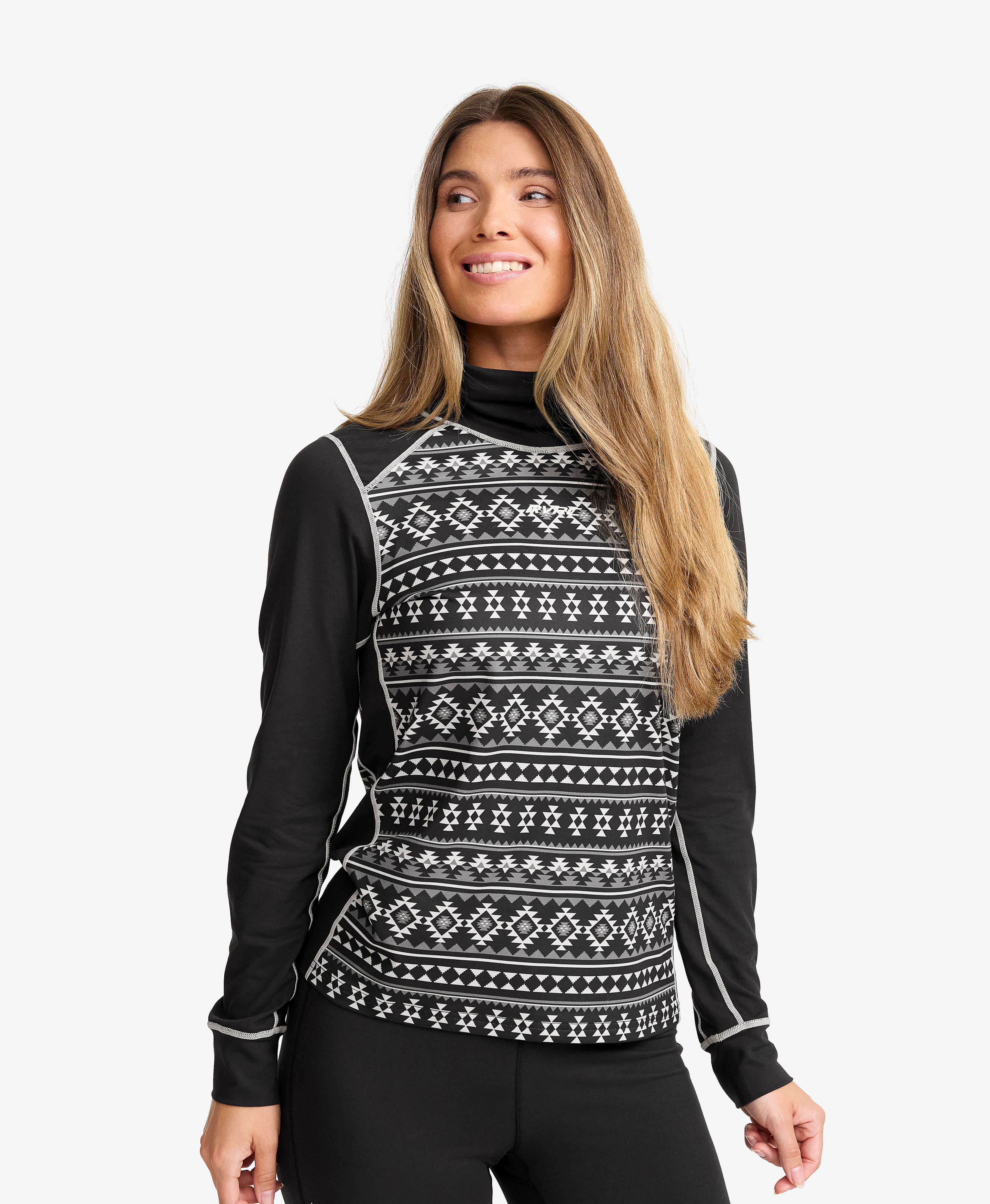 Downhill Base Layer Turtleneck Top Women