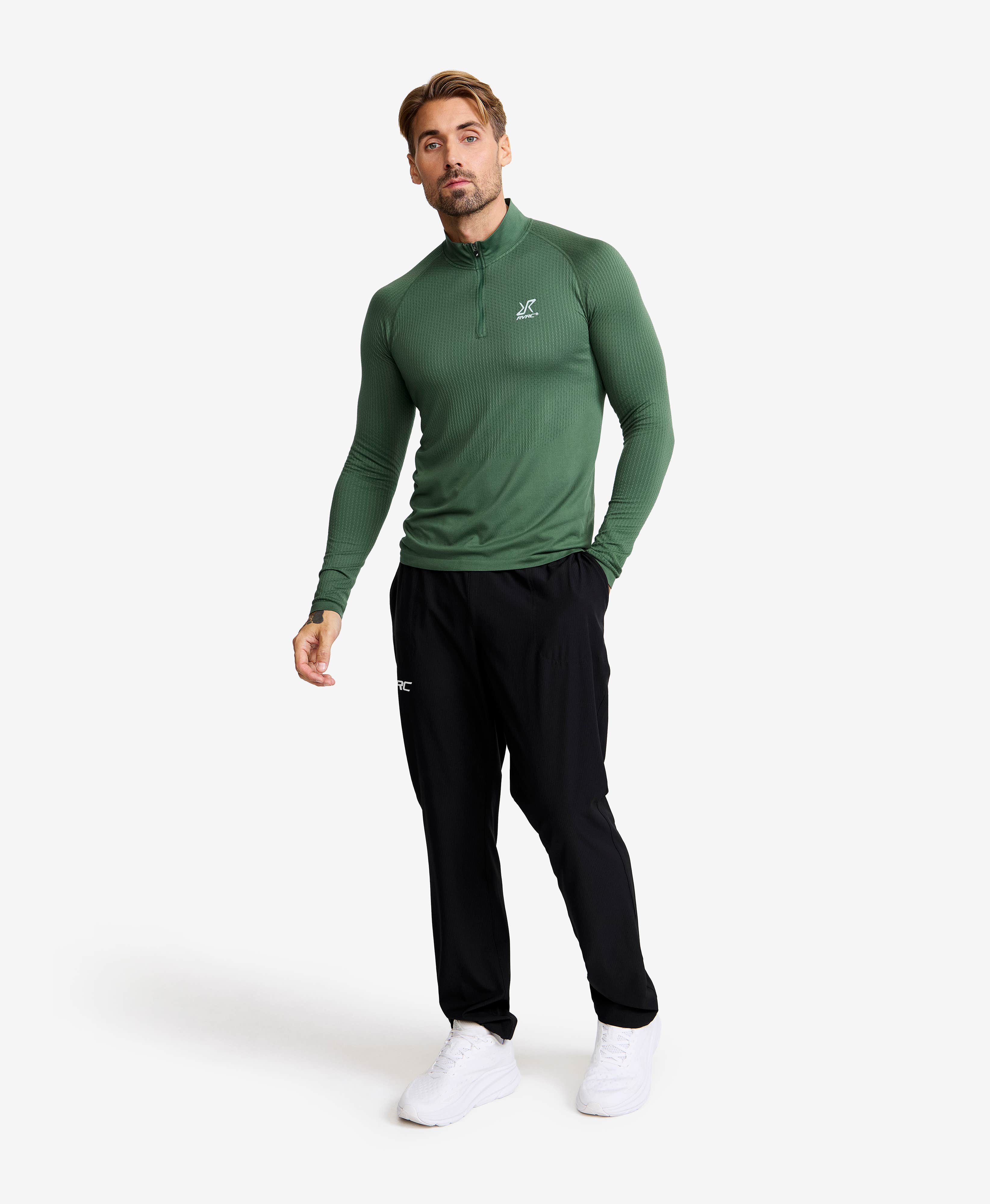 Focus Half-zip Seamless Top Men