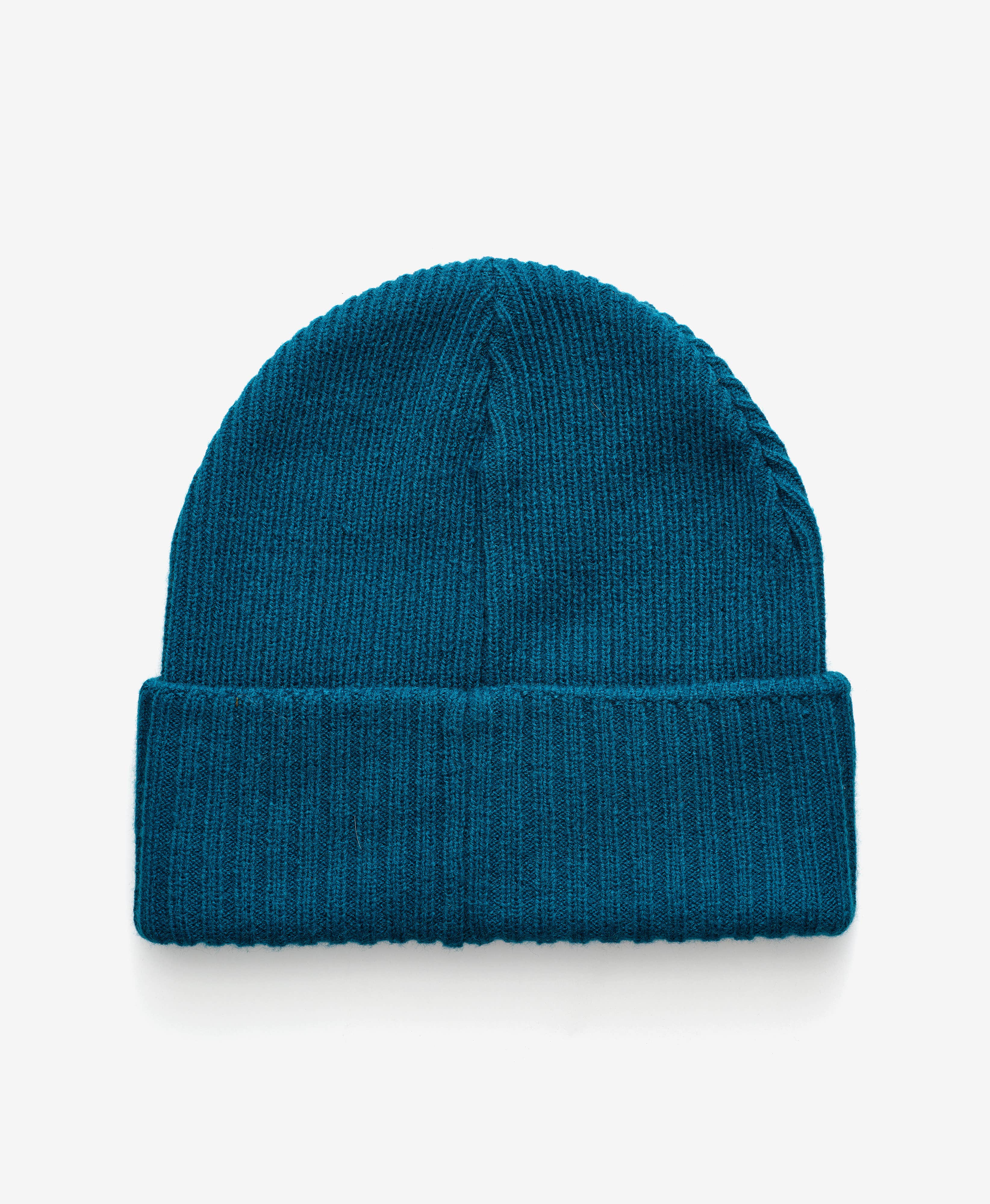 Ribbed Patch Beanie Unisex