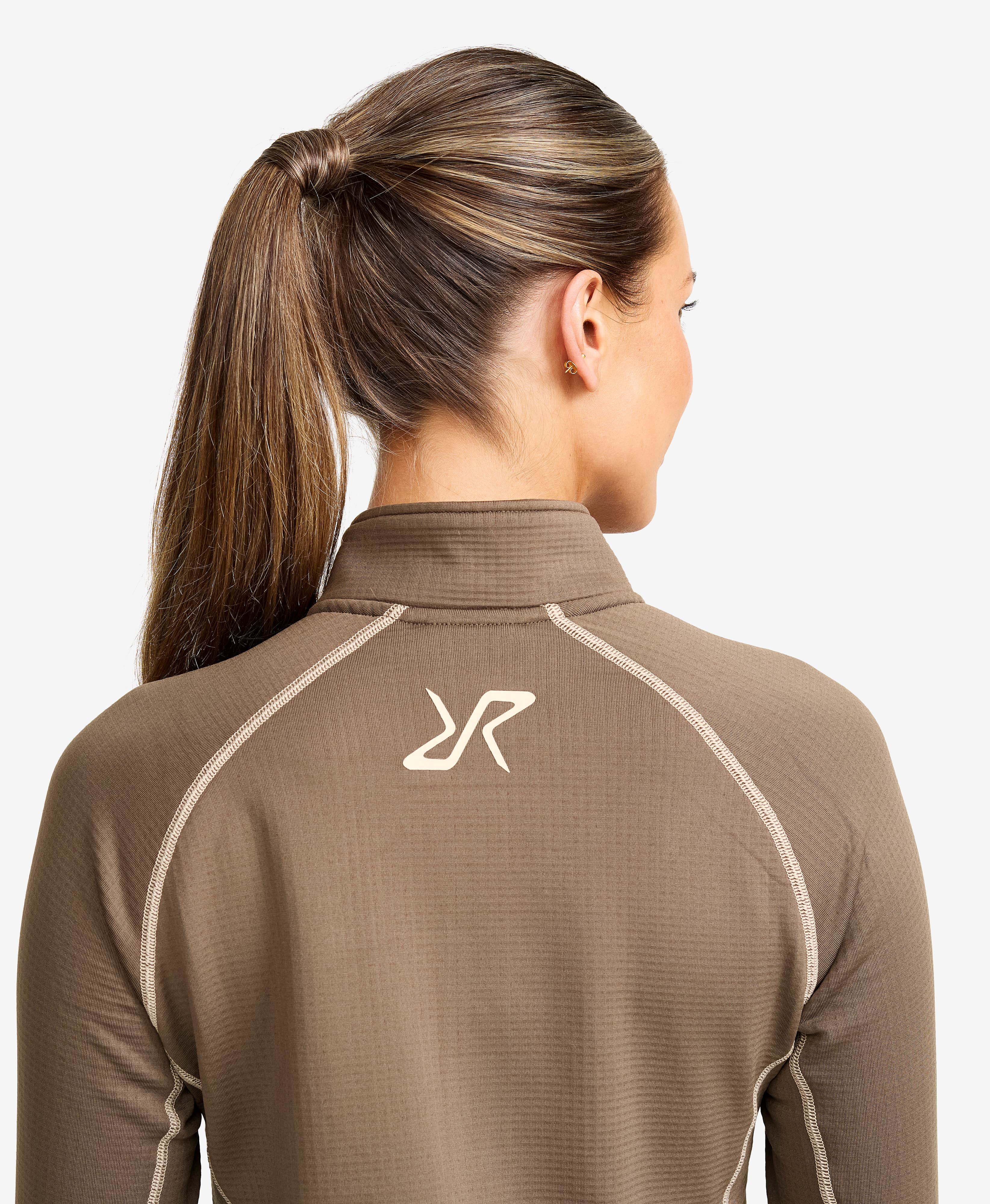 Waffle Half-zip Baselayer Top Women