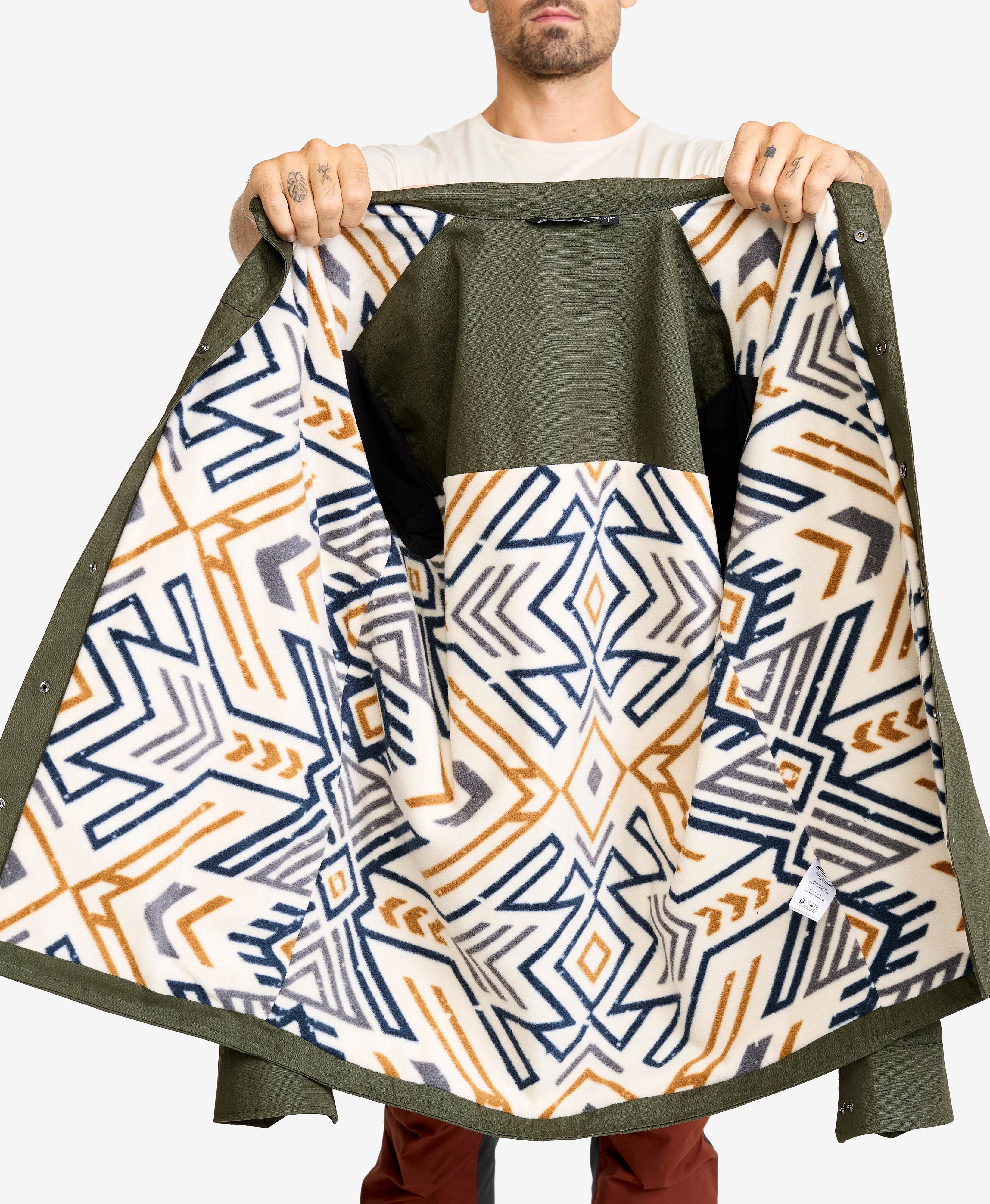 Outback Fleece Lined Overshirt Men