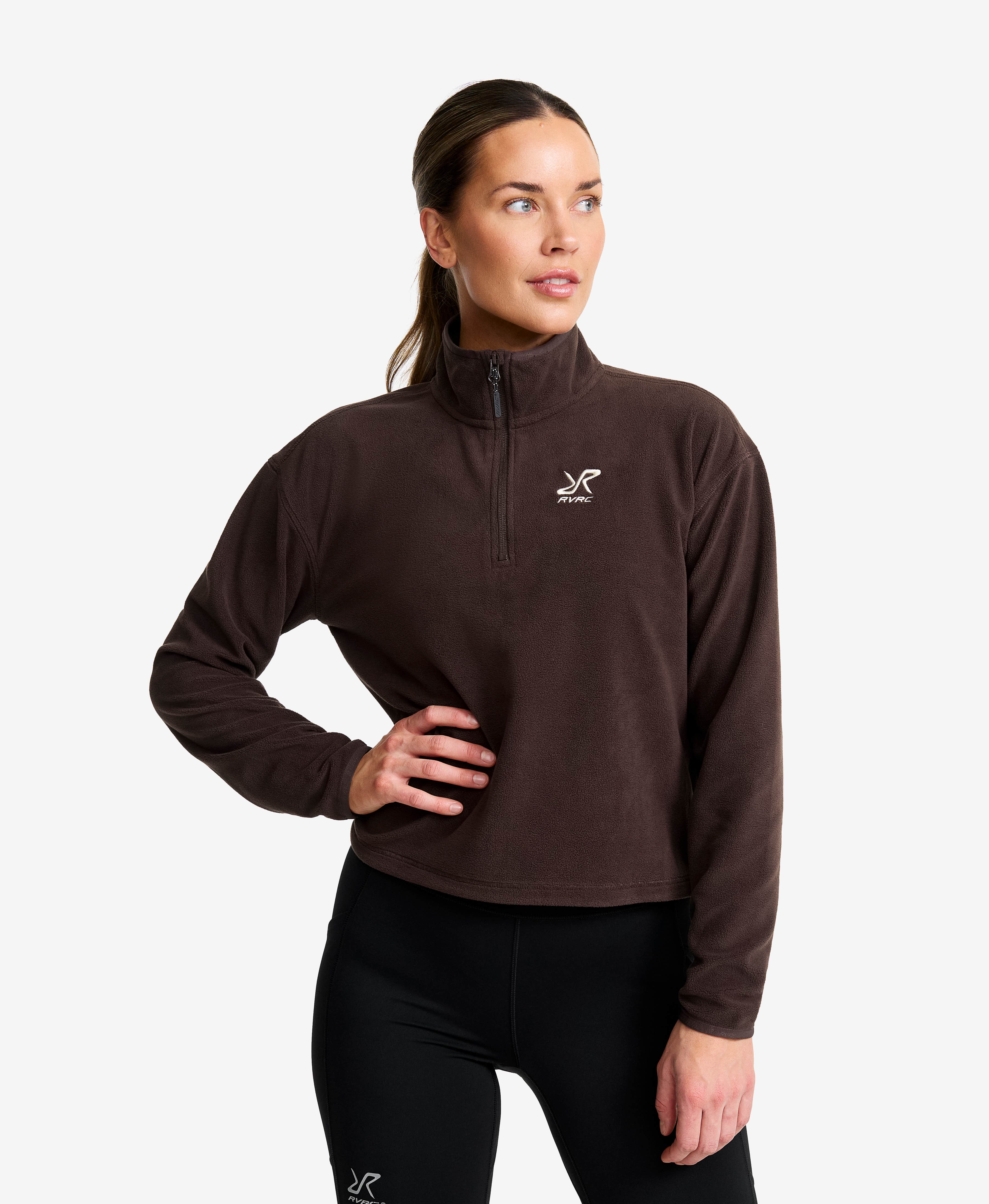 Hiker Cropped Half-zip Fleece Women